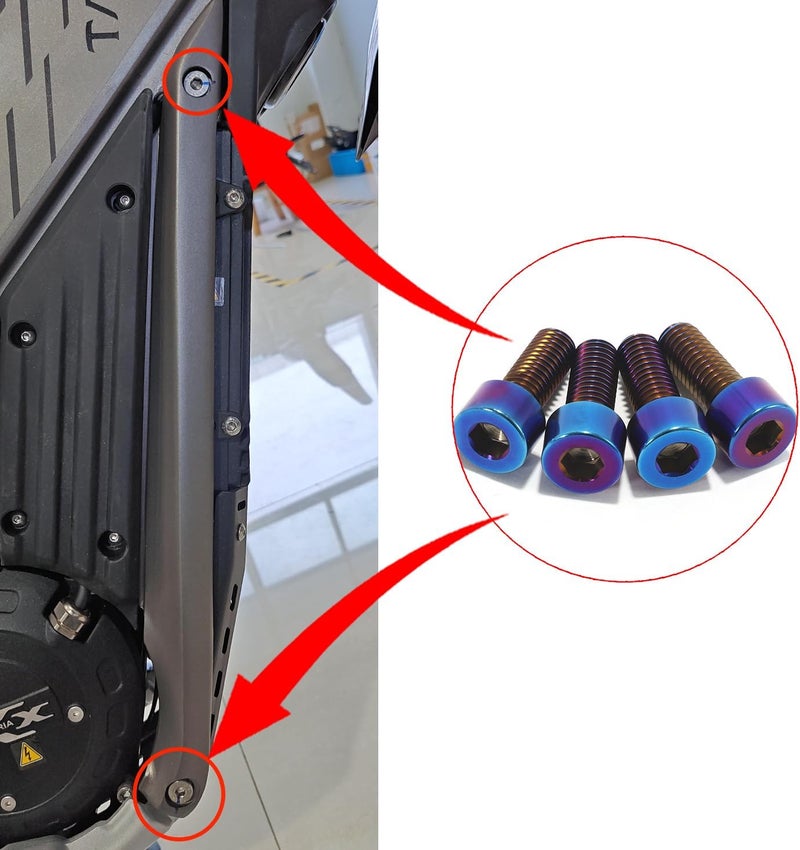 TOFR Underbody Engine Guard Plate Screws for Surron Light Bee X for Segway X160 X260 - Image 5
